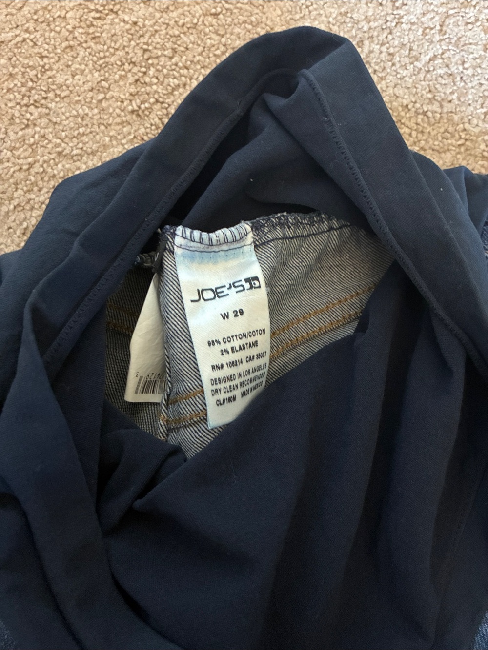 Joe's Jeans Secret Fit Belly Over the Belly Maternity Denim Shorts size 29 - Picture 2 of 5